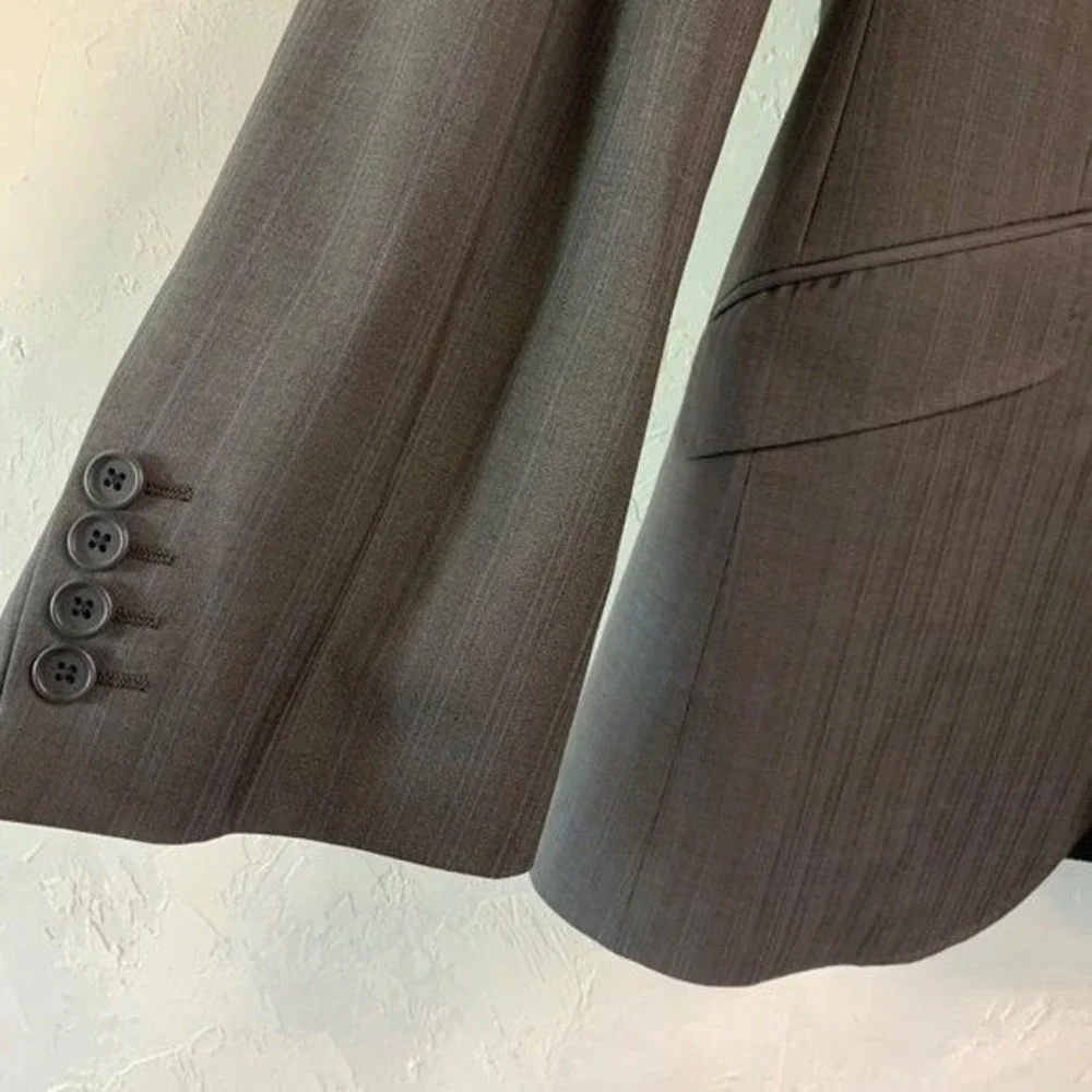 Ted Baker Endurance Jarrett Gray Two Button Wool Sports Coat Size 40R